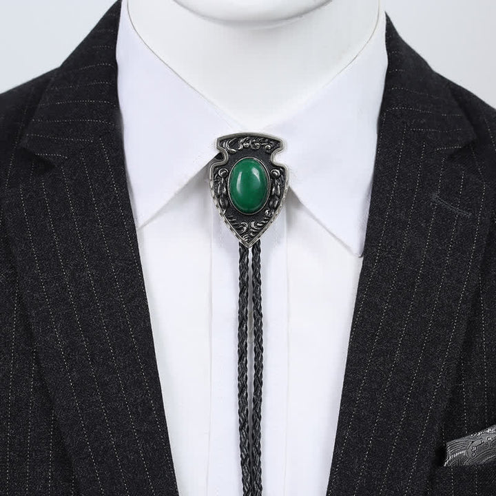 Arrows Tribal Style Artificial Stone Pendant Bolo Tie - image 10