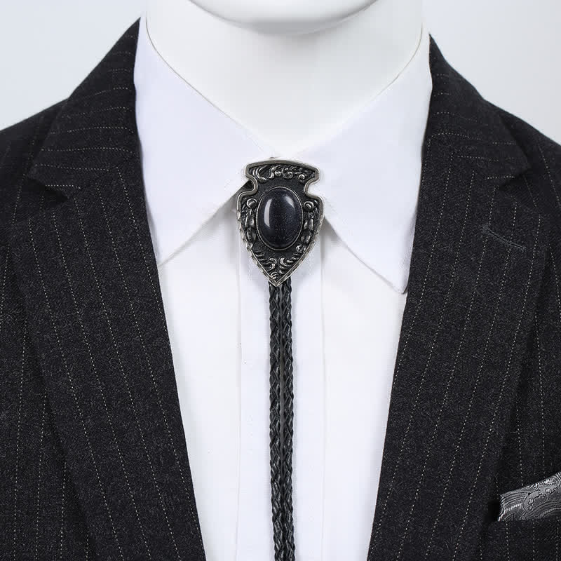 Arrows Tribal Style Artificial Stone Pendant Bolo Tie - image 16