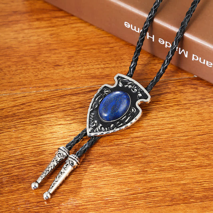 Arrows Tribal Style Artificial Stone Pendant Bolo Tie - image 12