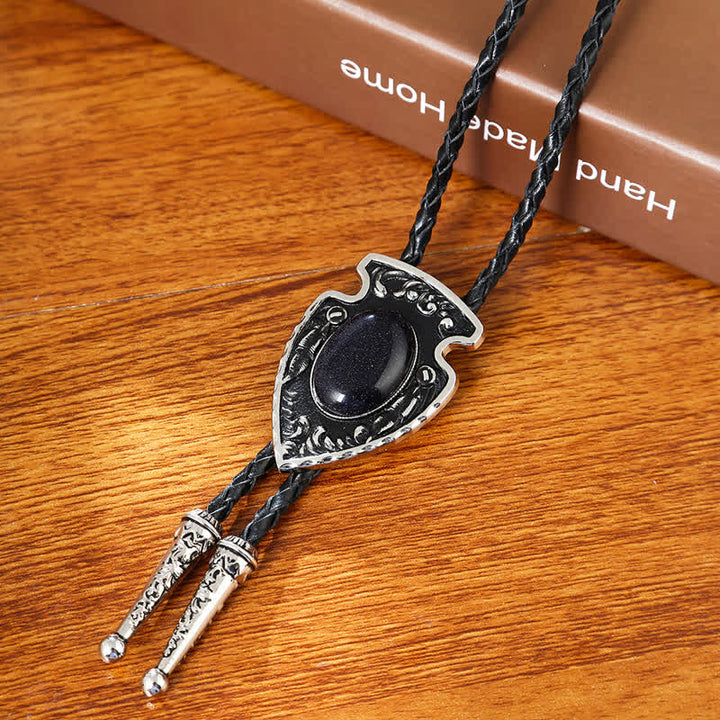 Arrows Tribal Style Artificial Stone Pendant Bolo Tie - image 15