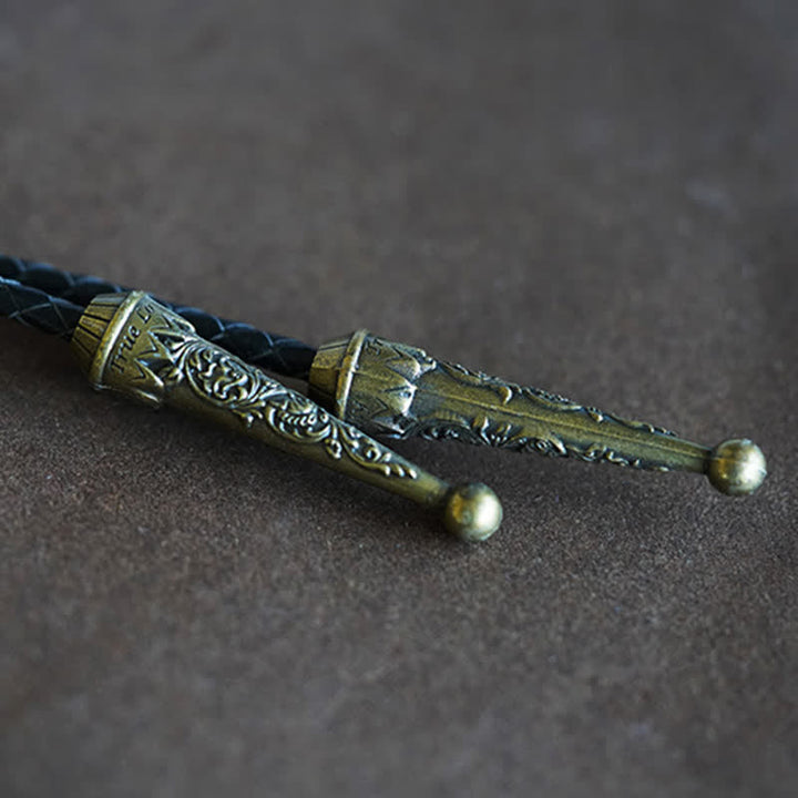 Texas Lone Star Longhorn Pendant Bolo Tie - image 6