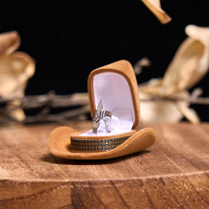 DIY Hidden Knife Belt Buckle Turquoise Bull Pendant Knife Ring Bundle Set