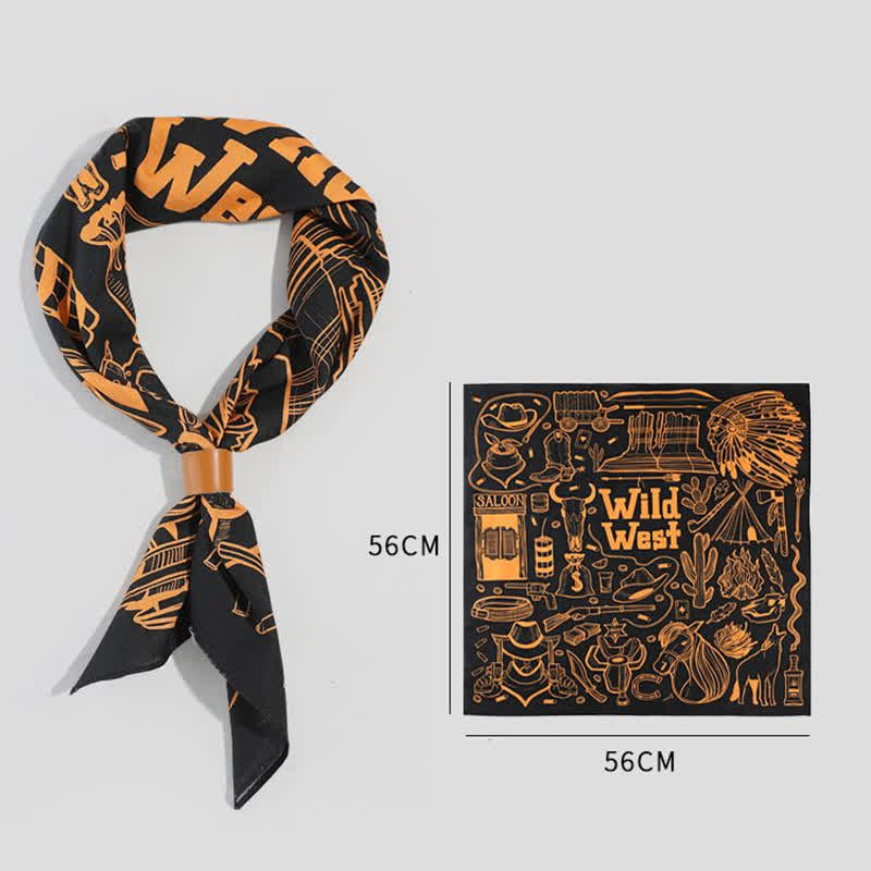 Ethnic Indian Wild West Element Square Scarf - image 7