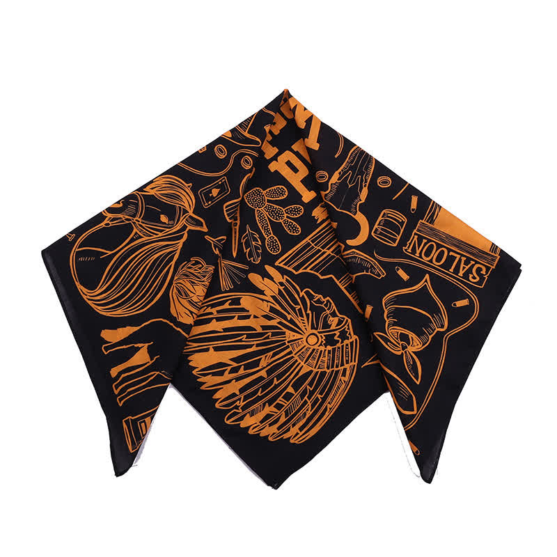 Ethnic Indian Wild West Element Square Scarf - image 2
