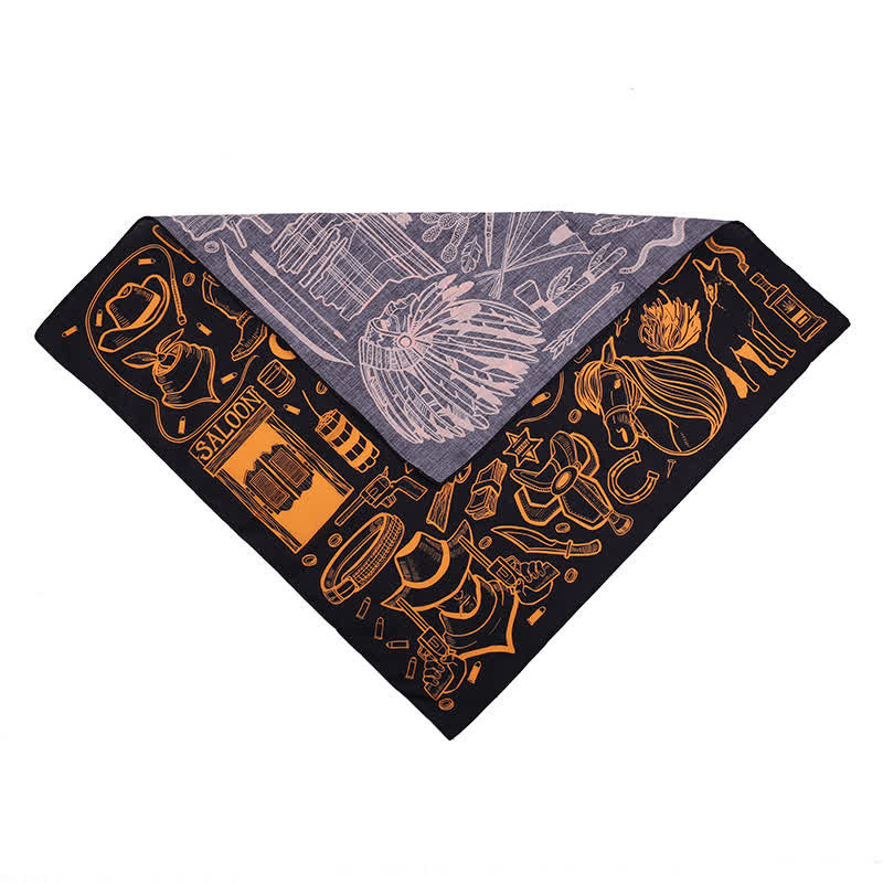 Ethnic Indian Wild West Element Square Scarf - image 3