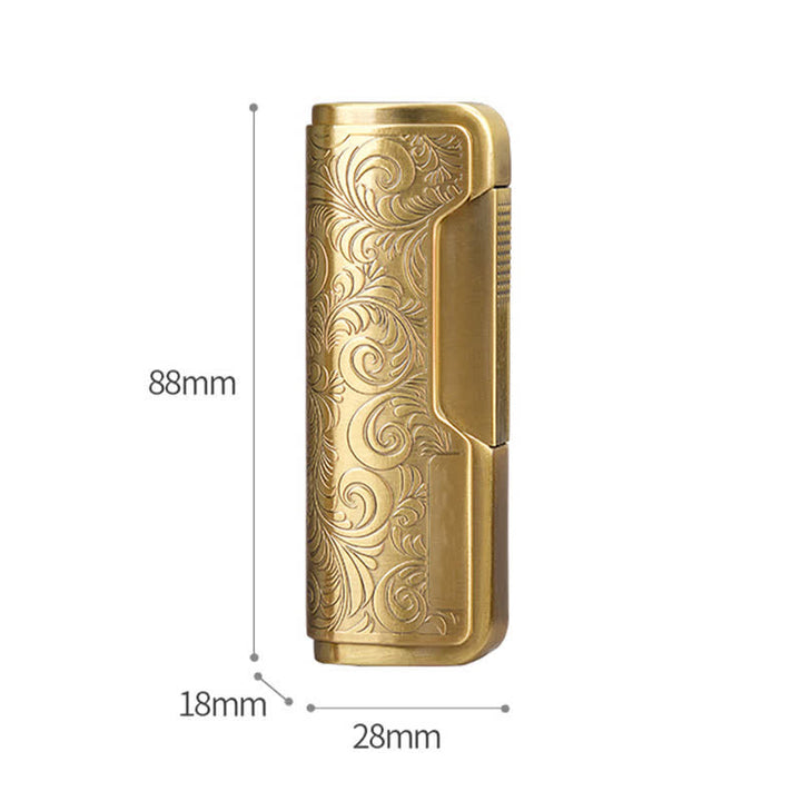 Retro Carved Lighter Set & Cigar Cutter - image 9