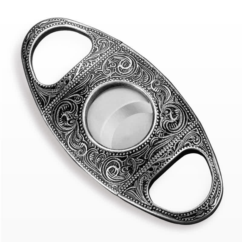 Retro Carved Lighter Set & Cigar Cutter - image 19