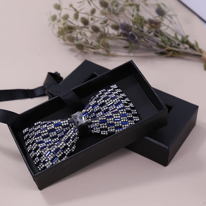 Men's Exquisite Crystal Rhinestone Bow Tie - image 7