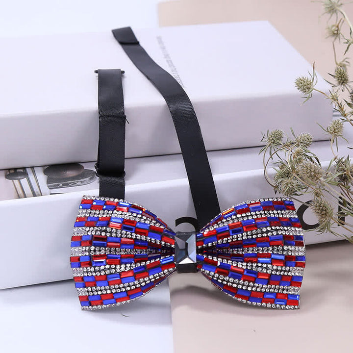 Men's Exquisite Crystal Rhinestone Bow Tie - image 11