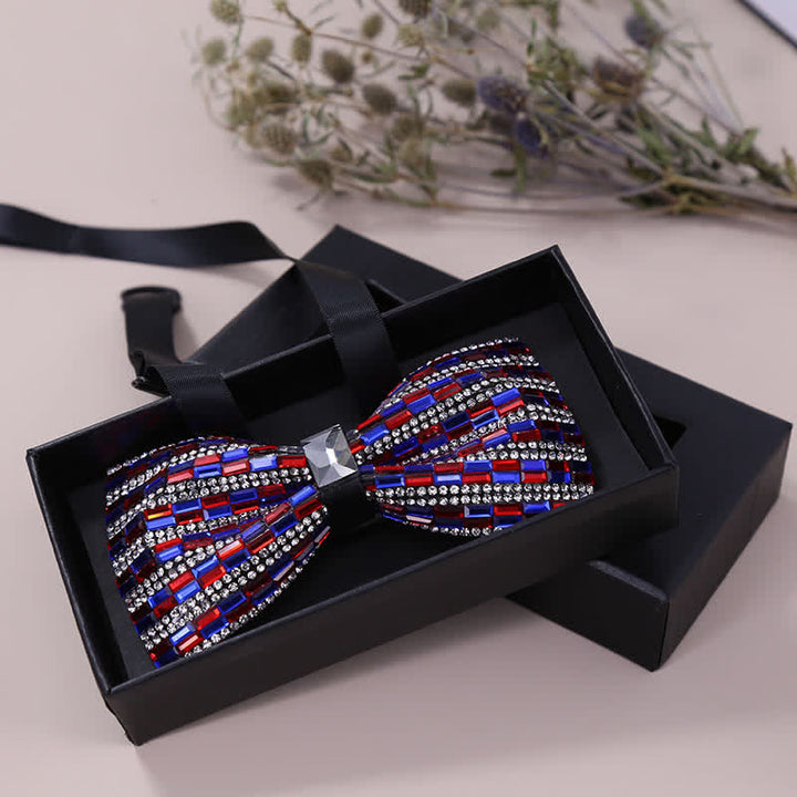 Men's Exquisite Crystal Rhinestone Bow Tie - image 10