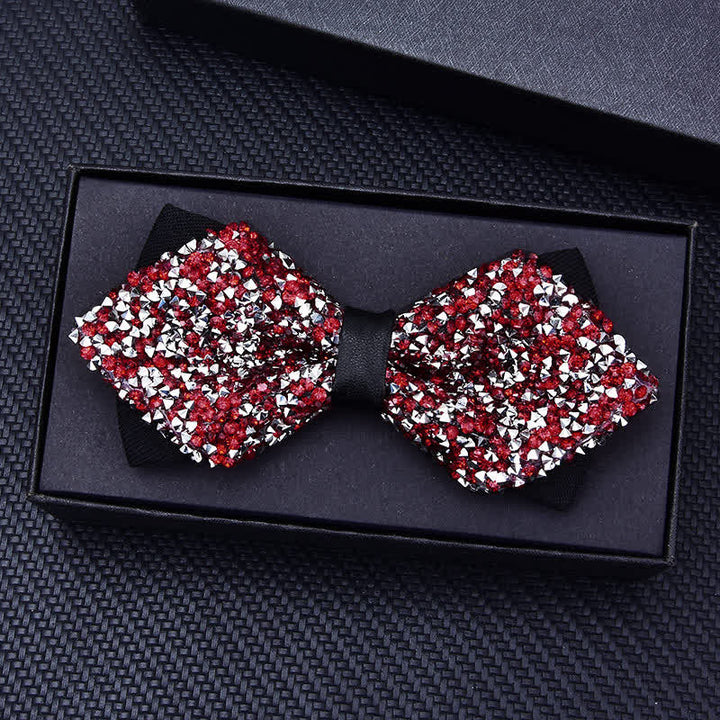 Men's Casual Fashion Crystal Rhinestone Bow Tie - image 10