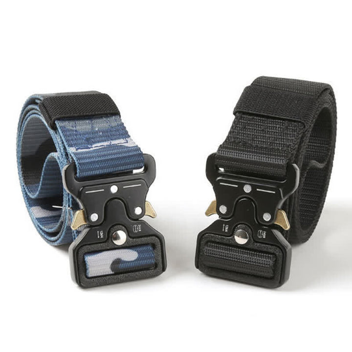 Men's Heavy Duty Release Buttons Tactical Belt - image 5