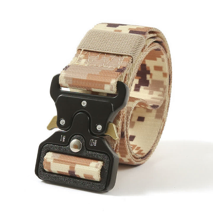 Men's Heavy Duty Release Buttons Tactical Belt - Camel - 48" - image 15