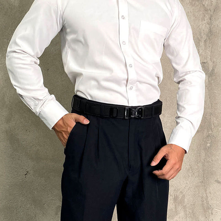 Men's Thickened Double-Locked Quick Release Buckle Tactical Belt - image 1
