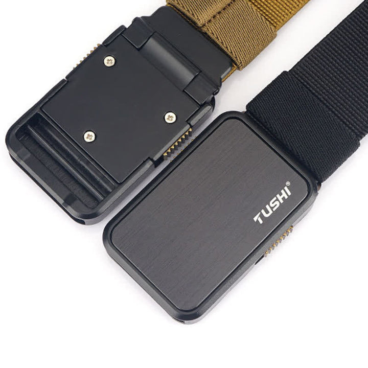 Men's Military Work Quick Release Buckle Tactical Belt - image 7