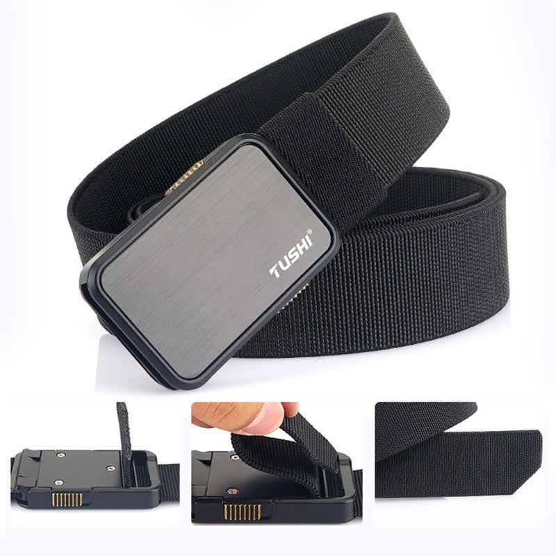 Men's Military Work Quick Release Buckle Tactical Belt - image 5
