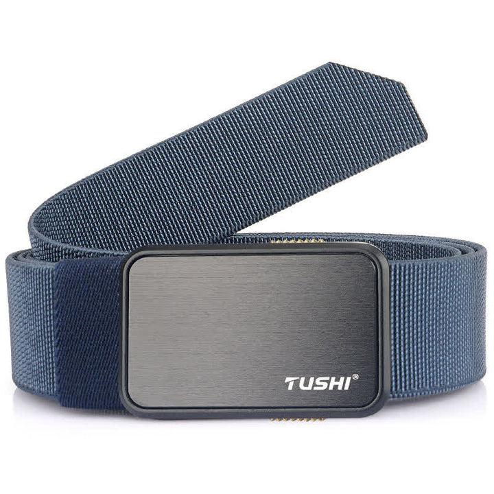 Men's Military Work Quick Release Buckle Tactical Belt - Blue - 46" - image 13
