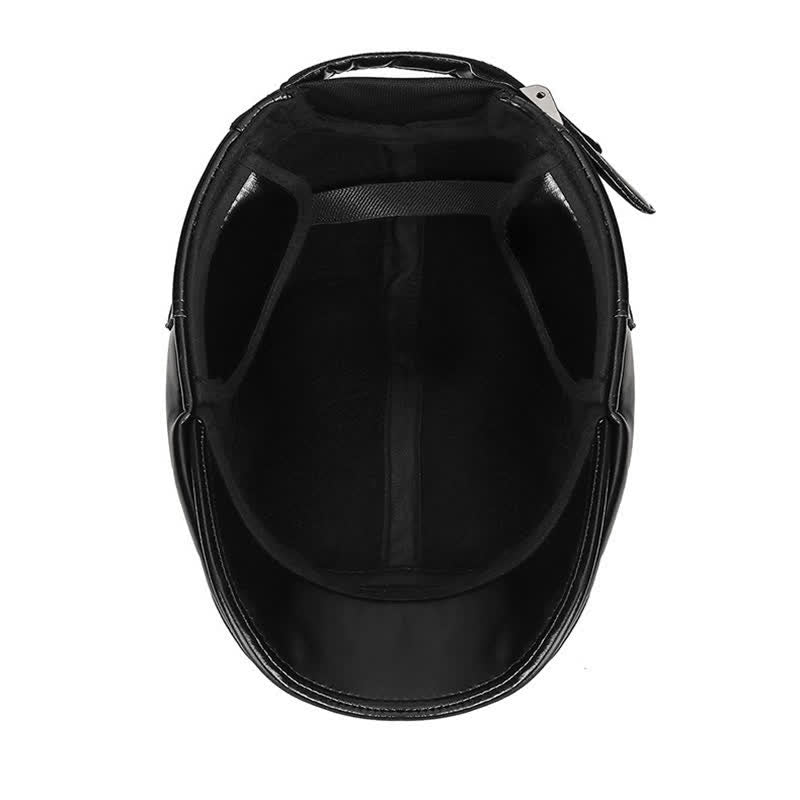 Black Casual Winter Warm Ear Flap Beret Hat - image 5