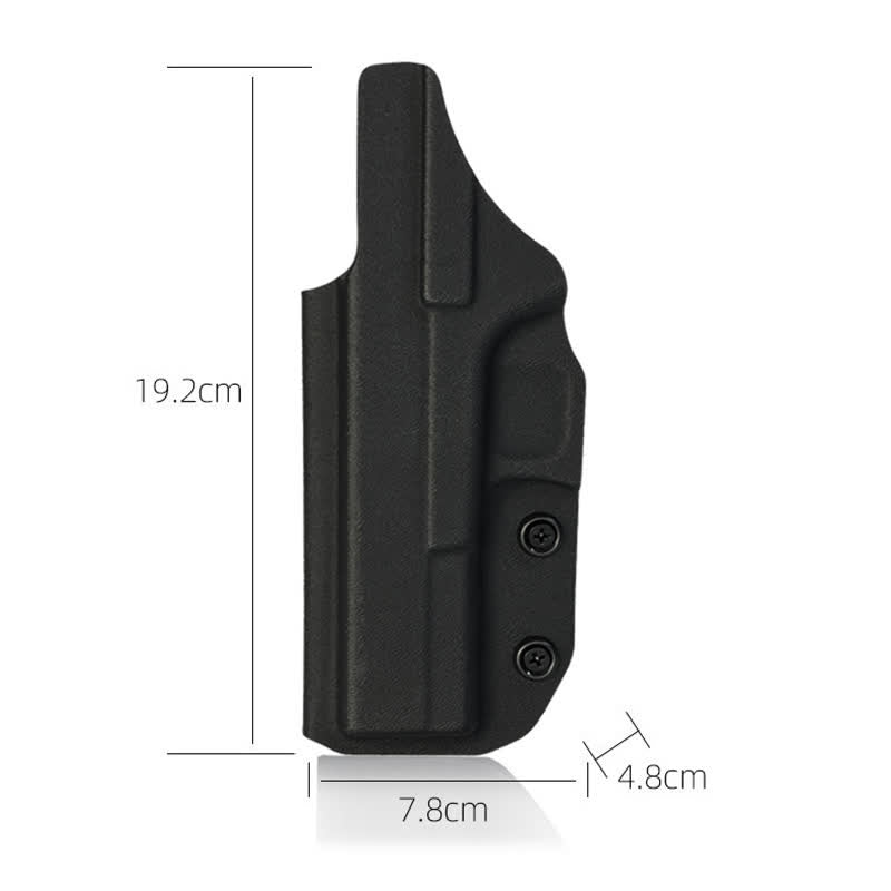 Hard Black Holster Belt Bag with Belt Clip - G17/G22/G31 - image 11