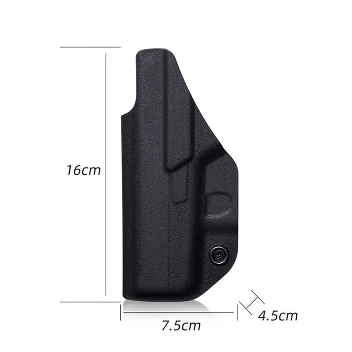Hard Black Holster Belt Bag with Belt Clip - G43 - image 9