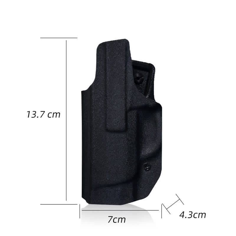 Hard Black Holster Belt Bag with Belt Clip - 380 - image 8