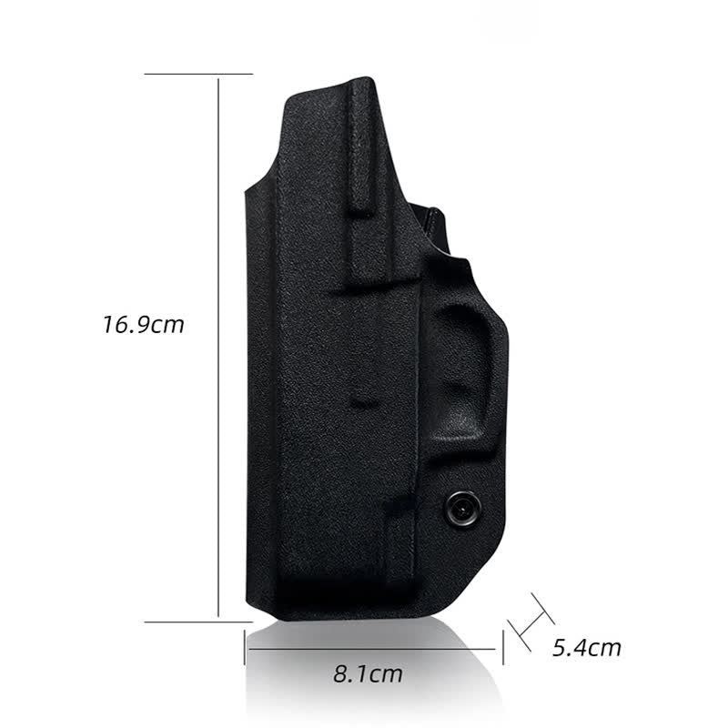 Hard Black Holster Belt Bag with Belt Clip - G2C - image 6