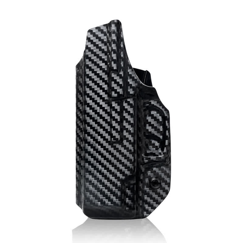 Hard Black Holster Belt Bag with Belt Clip - G2C Carbon Pattern - image 0