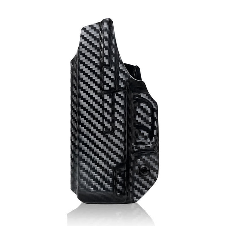 Hard Black Holster Belt Bag with Belt Clip - G2C Carbon Pattern - image 0