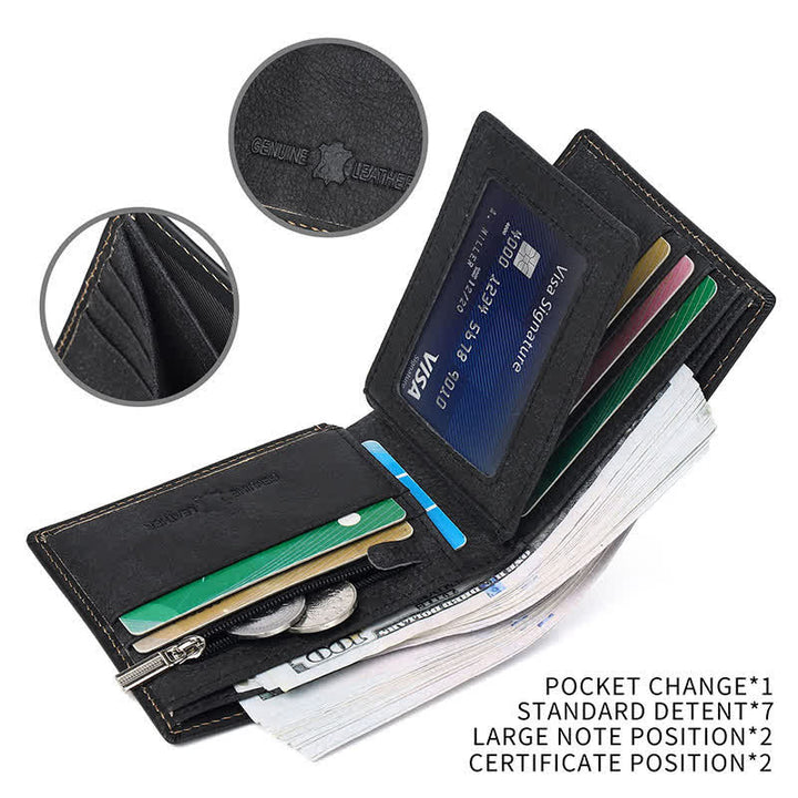 Patriotic American Flag Embossed Leather Wallet - image 6