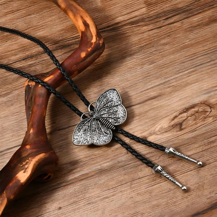 Western Butterfly Masquerade Costume Necklace Bolo Tie - image 2