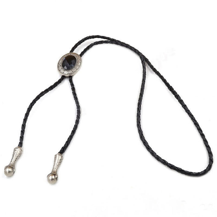 Novelty Rodeo Natural Stone Design Bolo Tie - image 5