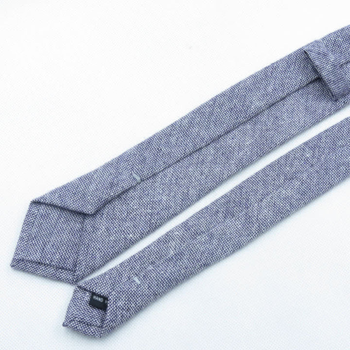 3Pcs Men's Solid Color Imitation Wool Bow Tie Necktie Set - image 8