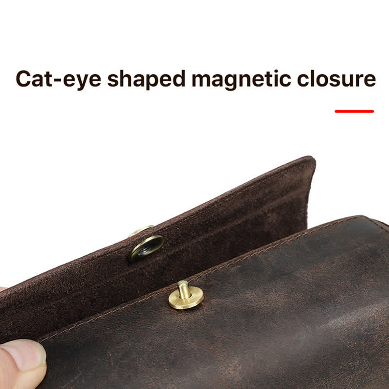 Teo Necktie Retro Box Genuine Leather Case - image 10