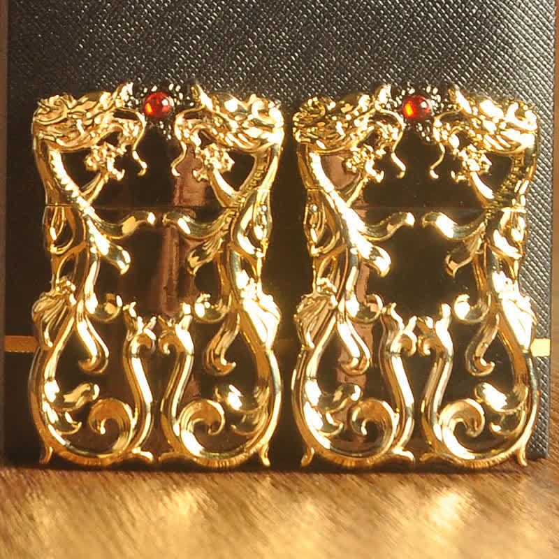 Double Dragon Two Tone Color Refillable Kerosene Lighter - image 4