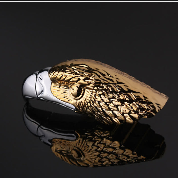 Creative Eagle Head Shaped Refillable Butane Lighter - image 3
