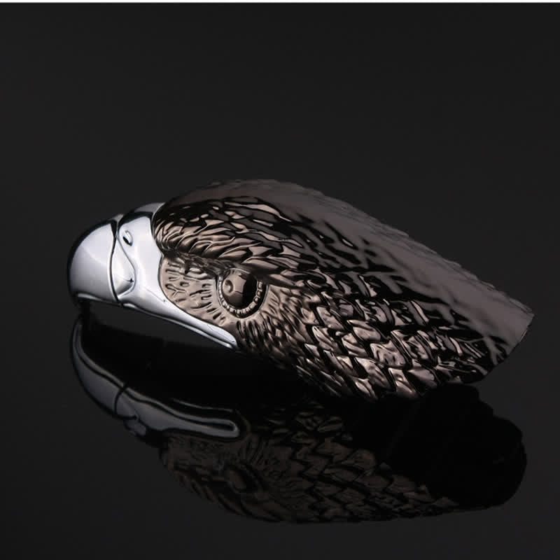 Creative Eagle Head Shaped Refillable Butane Lighter - image 8