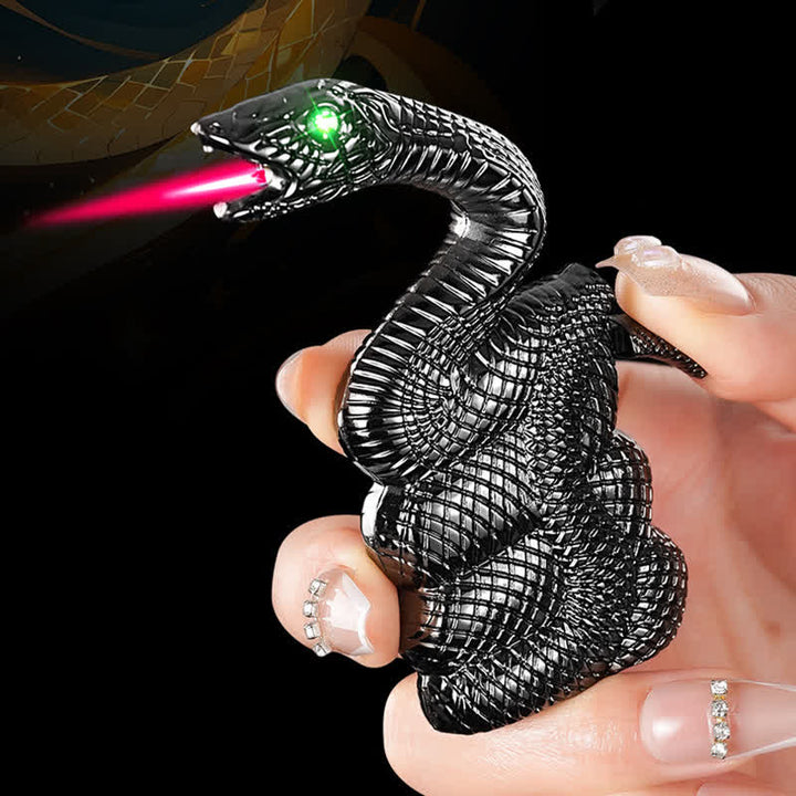 Coiled Snake Creative Shape Refillable Butane Lighter - image 4
