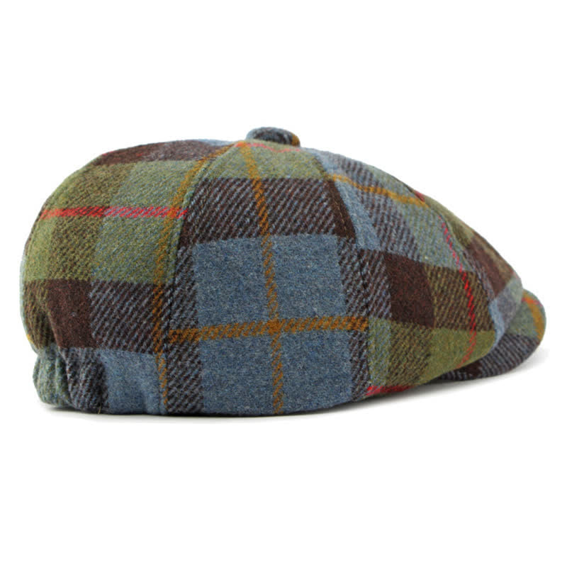 Faux Woolen Tweed Cabbie Newsboy Beret Hat - image 8