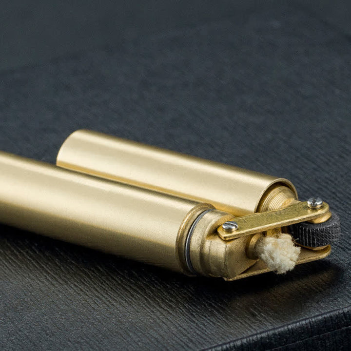 Cylindrical Nunchaku Slender Foldable Refillable Kerosene Lighter - image 7