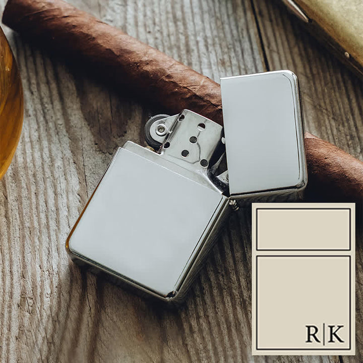 Unique Personalized Custom Refillable Kerosene Lighter - Silver / Front & Back - #5 - image 24
