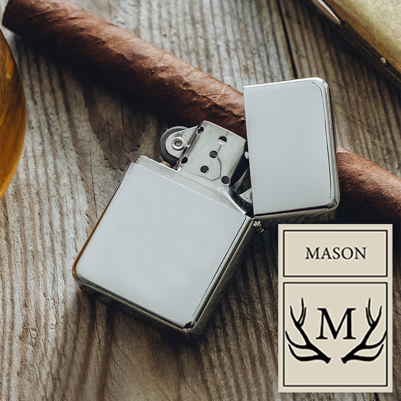 Unique Personalized Custom Refillable Kerosene Lighter - Silver / Front & Back - #2 - image 21