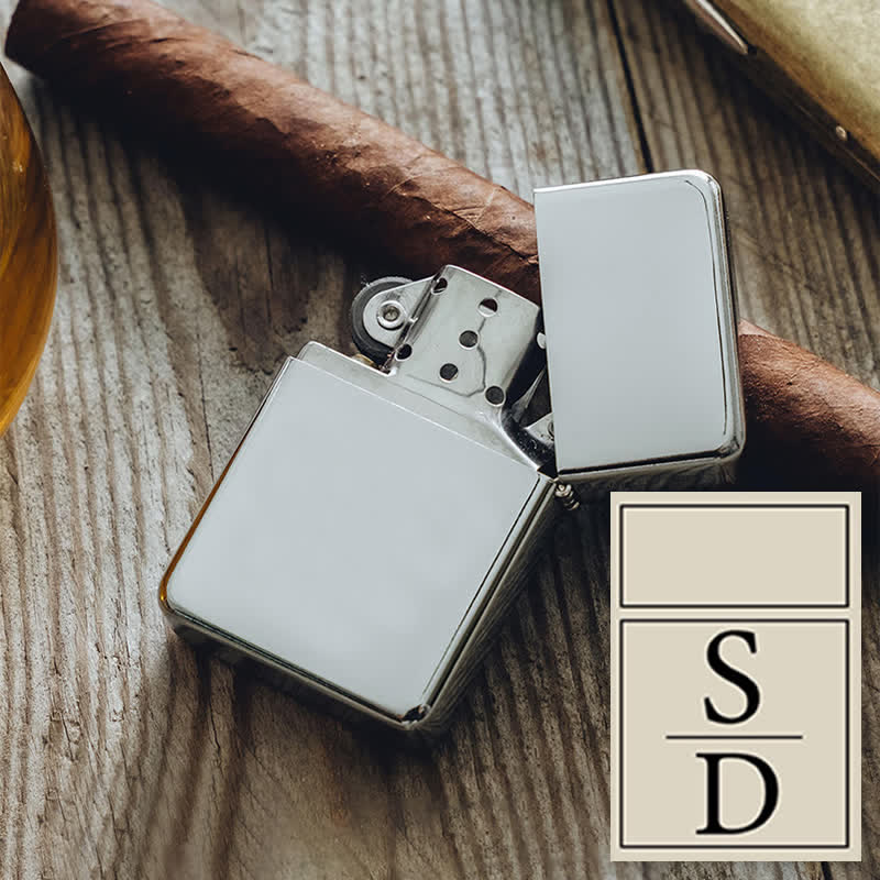 Unique Personalized Custom Refillable Kerosene Lighter - Silver / Front & Back - #4 - image 23
