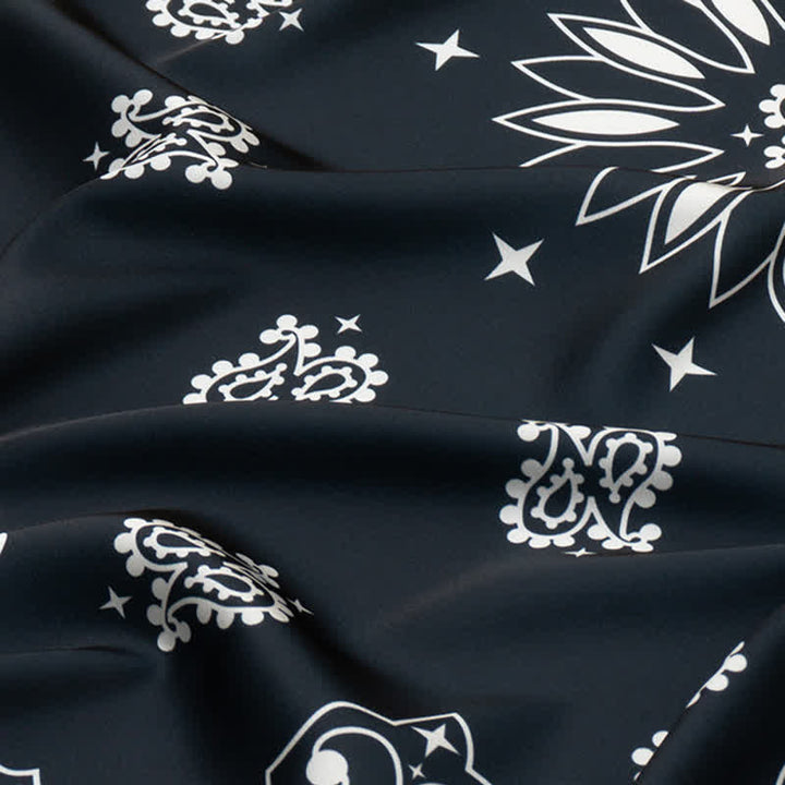 Large Elegant British Style Classical Paisley Printed Square Scarf - image 22