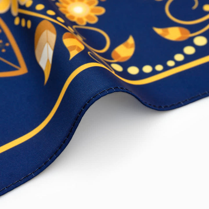 Large Elegant British Style Classical Paisley Printed Square Scarf - image 9