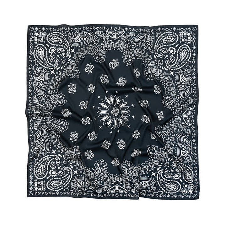 Large Elegant British Style Classical Paisley Printed Square Scarf - image 21