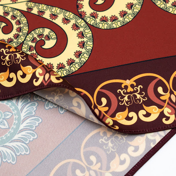 Large Elegant British Style Classical Paisley Printed Square Scarf - image 4