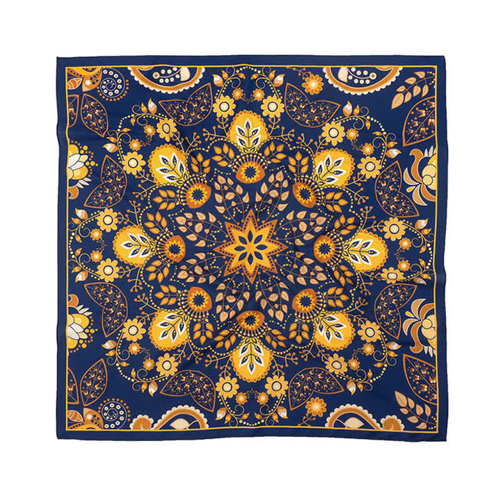 Large Elegant British Style Classical Paisley Printed Square Scarf - image 7