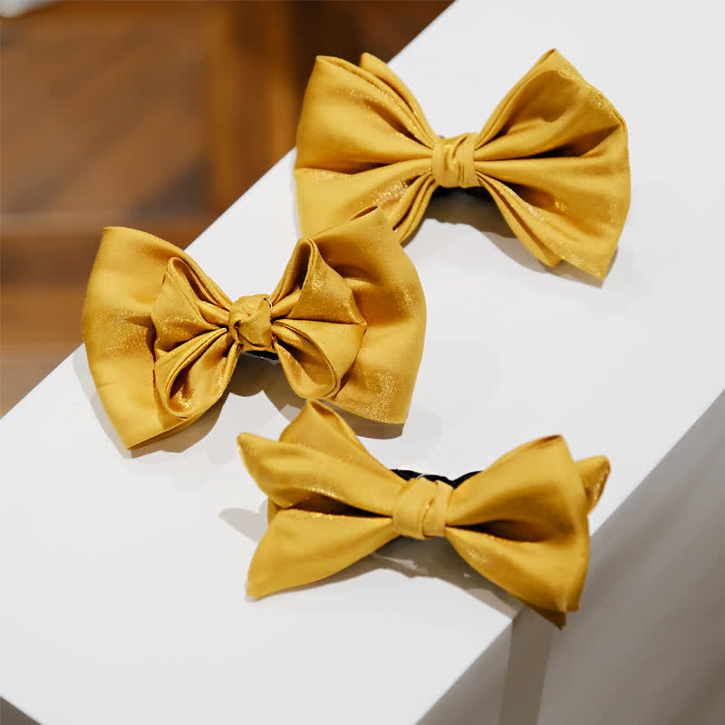 Men's Golden Life Unique Shaped Oversized Pointed Bow Tie - image 1