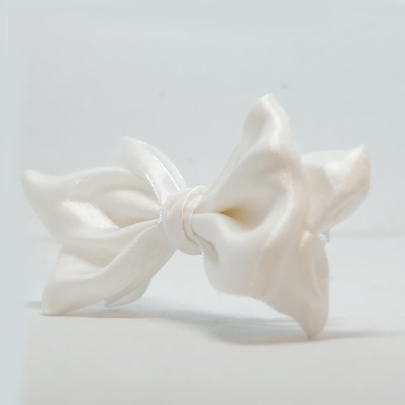 Men's Graceful Pearl White Swan Bow Tie - image 2