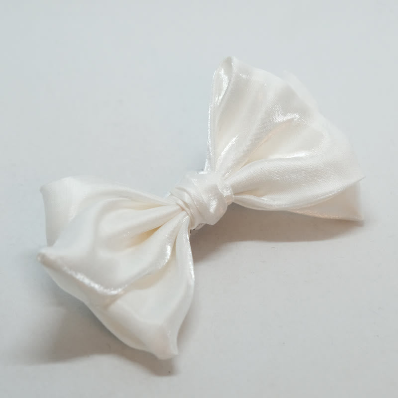 Men's Graceful Pearl White Swan Bow Tie - image 1